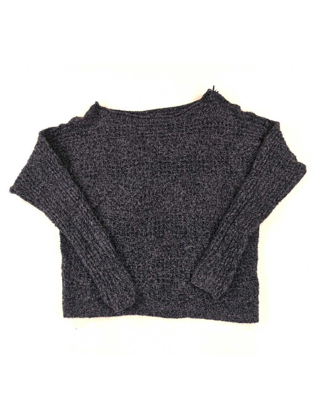 Abercrombie & Fitch Women's Small Black Textured Knit Sweater